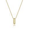Brass Initial Pendant Box Chain Necklaces for Women FS-WG5C822-09-1