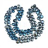 Electroplate Glass Beads Strand X-EGLA-S188-27-C01-2