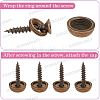 2 Bags Carbon Steel Screw FIND-GF0009-32B-6