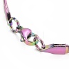 Ion Plating(IP) 304 Stainless Steel Chain Necklaces & Bracelets Sets SJEW-E334-01B-M-4