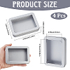 4Pcs Tinplate Box CON-CN0001-46-2