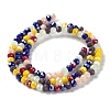 Glass Beads Strands EGLA-A034-M4mm-31-4