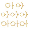 10Pcs 2 Styles Brass Toggle Clasps FIND-TA0008-44B-1