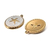 304 Stainless Steel Enamel Pendants STAS-I371-02G-02-2