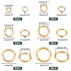   300Pcs 6 Sizes Brass Jump Rings KK-PH0009-24-2