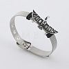 Punk 304 Stainless Steel Watch Band Bracelets for Men ZQ0650-2