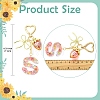 Alloy & Resin Pendant Decorations HJEW-YW00401-05-3