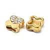 Ion Plating(IP)  304 Stainless Steel Slide Charms STAS-C089-06L-G-2
