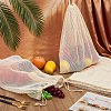 Cotton Mesh Drawstring Bags ABAG-WH0063-133A-4
