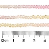 Transparent Painted Glass Beads Strands DGLA-A034-T1mm-A09-3