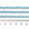 Electroplate Opaque Glass Beads Strands EGLA-A035-P3mm-A08-4