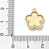 Brass Micro Pave Clear Cubic Zirconia and Enamel Pendants KK-A300-18C-3