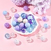 40Pcs 8 Styles Acrylic Beads OACR-FS0004-11-8