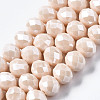 Electroplate Glass Beads Strands LS-EGLA-A034-P10mm-A17-1