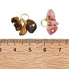 24Pcs Natural & Synthetic Mixed Stone Pendants PALLOY-JF05355-01-4