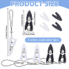 6Pcs 2 Colors Mini Stainless Steel Scissors AJEW-SP0006-27-2