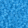6/0 Transparent Inside Colours Glass Seed Beads SEED-N008-08F-3