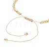 Natural Mixed Gemstone & Cultured Freshwater Pearl & Brass Beads Braided Bead Bracelets for Women BJEW-JB13203-5