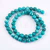 Natural Magnesite Beads Strands X-TURQ-F010-02-1