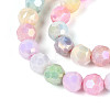 Anti-Tarnish Electroplate Glass Beads Strands EGLA-T021-6mm-15-12-4