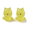 Luminous Resin Cute Little Dog Ornaments RESI-R459-02B-2