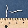 Brass Wavy Tube Beads KK-H532-36A-S-3