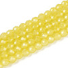Imitation Jade Glass Beads Strands GLAA-T028-4mm-11J-1