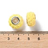 AB Color Resin Rose Flower European Beads RESI-M001-05F-3