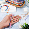 10Pcs Waxed Polyester Cord Bracelets Making AJEW-TAC00108-5