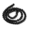 Natural Black Agate Beads Strands G-H336-A02-02-3
