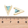 Natural Turquoise Pendants KK-CBA866A-14G-3
