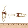 Natural Gemstone Dangle Earrings EJEW-JE07287-5