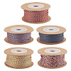 5 Rolls 5 Colors 18-Ply Cotton Twisted Cord OCOR-TA0003-86-3
