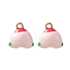 2Pcs Brass Enamel Charms KK-YW0001-91-1