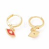 Brass Hoop Earrings EJEW-I230-05G-3
