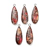 Dyed Synthetic Imperial Jasper Pendants GG-CBAA20A-06P-01-1