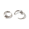 304 Stainless Steel Huggie Hoop Earrings EJEW-JE04555-01-4