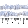Natural Blue Lace Agate Chip Beads Strands G-E271-73-A-3