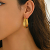U-Shaped Stainless Steel Hoop Earrings VF2558-3