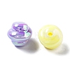 UV Plating Acrylic Beads MACR-K357-10F-4