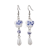 4 Pairs Handmade Porcelain Dangle Earrings EJEW-JE06855-3