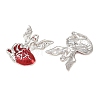 Rack Plating Alloy Enamel Pendants AL-CBA2B10-01P-06-2