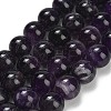 Natural Chevron Amethyst Beads Strands G-I222-16mm-01-2
