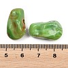 Opaque Acrylic European Beads OACR-G064-10B-3