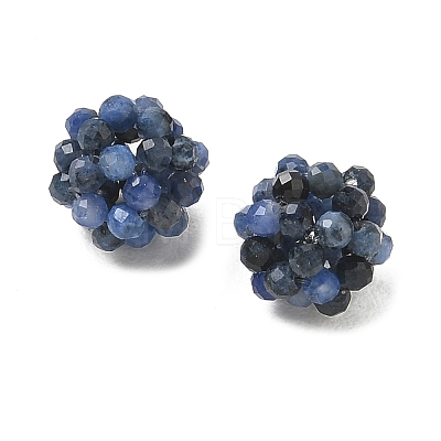 Natural Dumortierite Woven Beads GG-CBA2E9C-F04-01-1