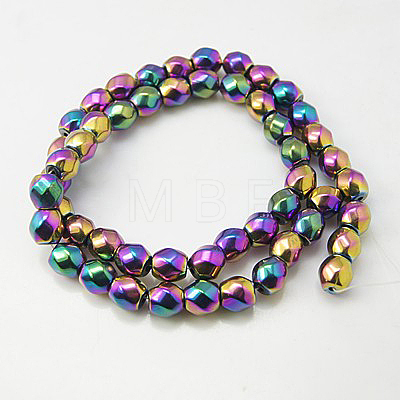 Magnetic Synthetic Hematite Beads Strands G-S043-1-1