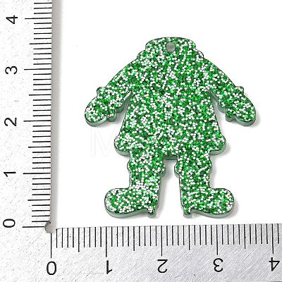 Christmas Acrylic Pendants OACR-I028-02E-1