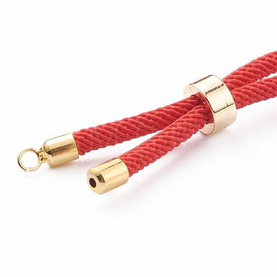 Braided Nylon Cord Necklace Making MAK-A017-E-1