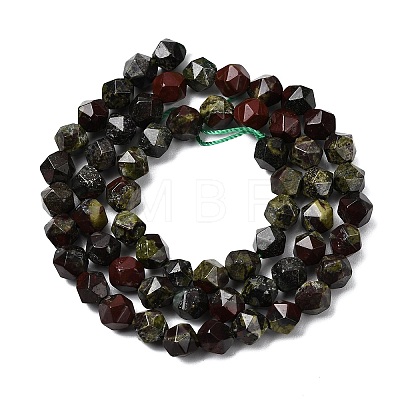 Natural Dragon Blood Beads Strands G-Z119-A17-01-1