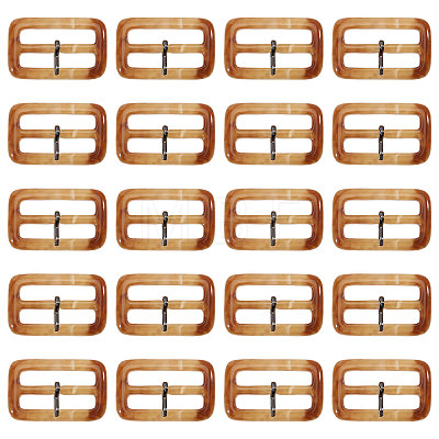 30Pcs Resin Rectangle Buckles FIND-CA0011-64-1